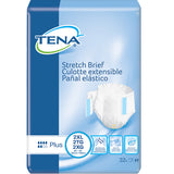 TENA® Stretch™ Plus Unisex Adult Incontinence Brief 2X-Large Disposable Moderate Absorbency (959407_CS) 64/CS