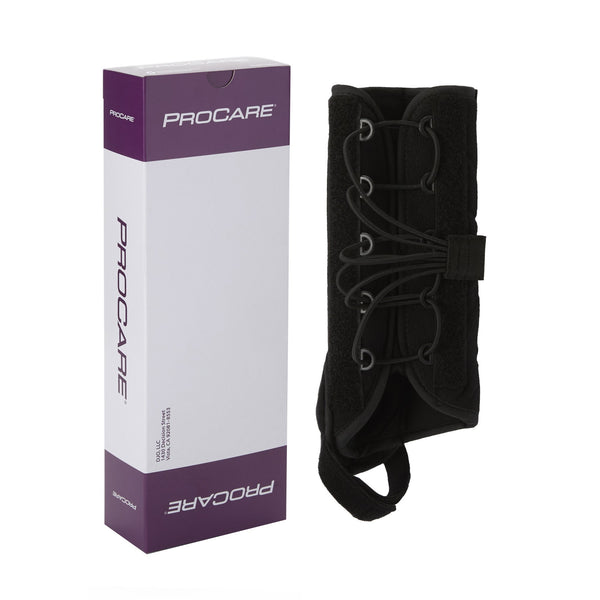 ProCare® Quick-Fit® W.T.O. Wrist Brace with Thumb Spica Aluminum / Foam / Nylon Left Hand Black One Size Fits Most (562683_EA) 1/EA