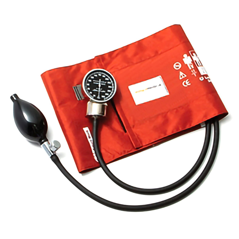 McKesson Deluxe Aneroid Sphygmomanometer Unit Large Adult Cuff Nylon Cuff 34 - 50 cm Pocket Aneroid (1067608_EA) 1/EA