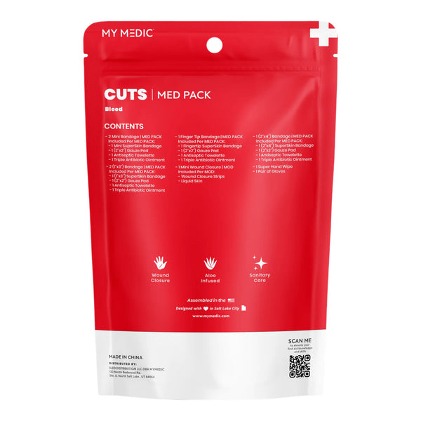 My Medic™ MED PACKS Cuts First Aid Medical Pack Pouch (1234465_EA) 1/EA