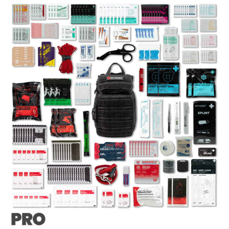 My Medic™ RECON Pro First Aid Kit Red Nylon Backpack (1207724_EA) 1/EA