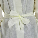 McKesson Protective Procedure Gown One Size Fits Most Yellow NonSterile AAMI Level 2 Disposable (1247991_BG) 10/BG