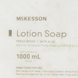 McKesson Soap Lotion 1,000 mL Dispenser Refill Bag Fresh Scent (468272_CS) 10/CS