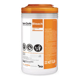 Sani-Cloth® Bleach Surface Disinfectant Cleaner Premoistened Germicidal Manual Pull Wipe 65 Count Canister Chlorine Scent NonSterile (835086_CS) 6/CS