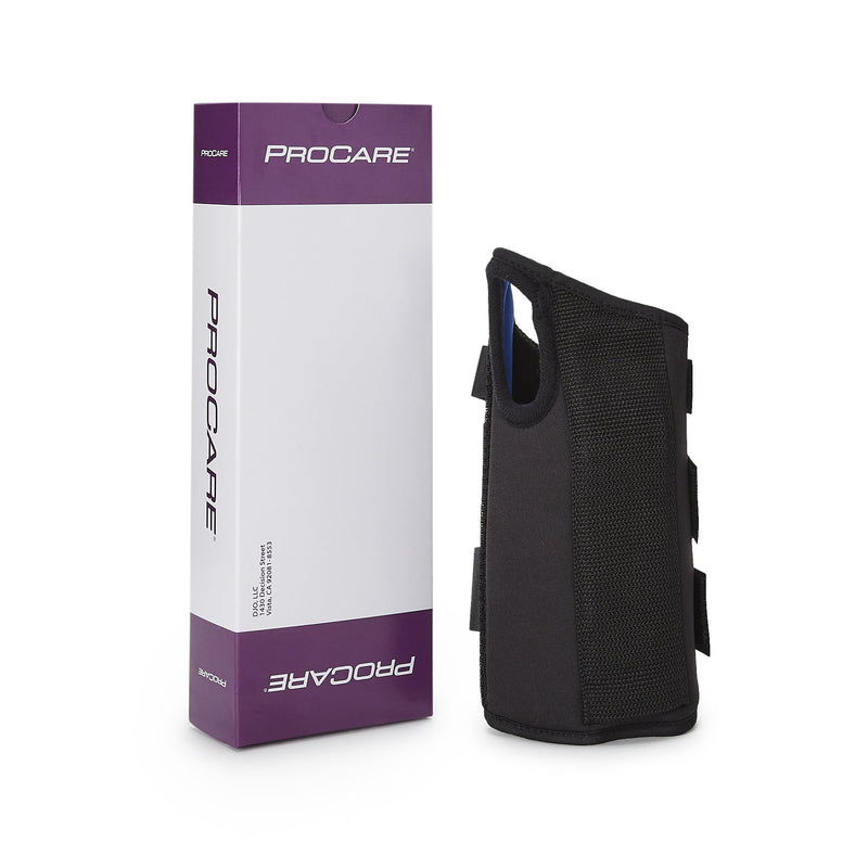 ProCare® ComfortFORM™ Wrist Brace Aluminum / Foam / Spandex / Plastic Left Hand Black Large (346149_EA) 1/EA