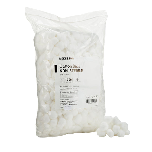 McKesson Cotton Ball Large NonSterile (980220_BG) 1000/BG