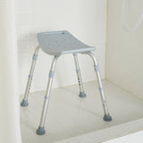 McKesson Bath Bench Without Arms Aluminum Frame Without Backrest 19-1/4 Inch Seat Width 300 lbs. Weight Capacity (1073632_CS) 4/CS