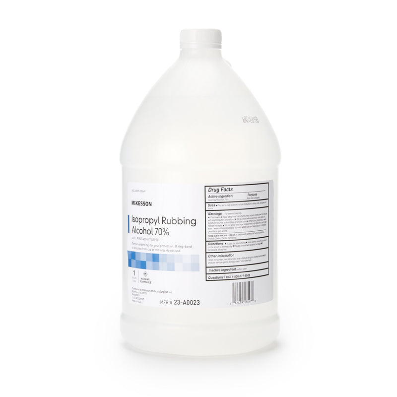 McKesson Brand Antiseptic Isopropyl Alcohol Topical Liquid 1 gal. Bottle (350600_CS) 4/CS