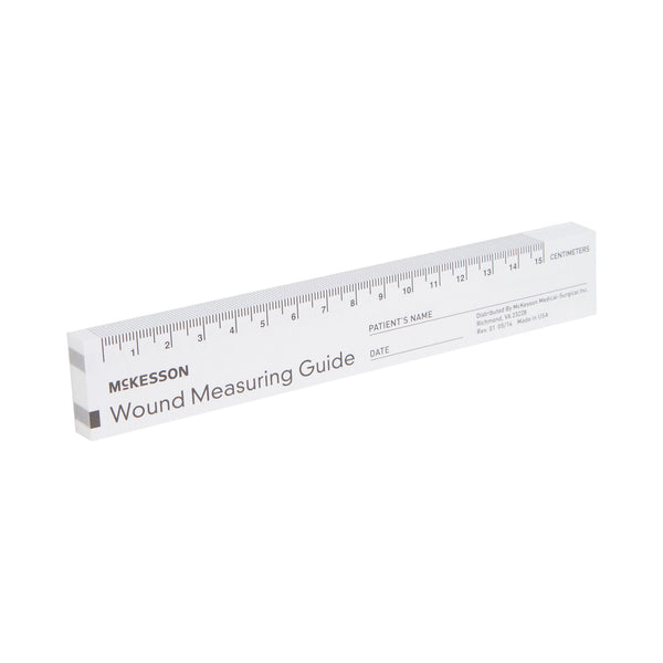 McKesson Wound Measuring Guide 6 Inch Length Paper NonSterile (871649_PD) 1/PD