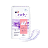 Seni® Lady Light Bladder Control Pad 8.9 Inch Length Light Absorbency Super Absorbent Core One Size Fits Most (1222534_PK) 30/PK