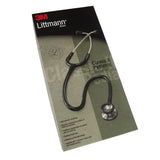 3M™ Littmann® Classic II™ Clinician Stethoscope Black 1-Tube 28 Inch Tube Double Sided Chestpiece (228217_EA) 1/EA