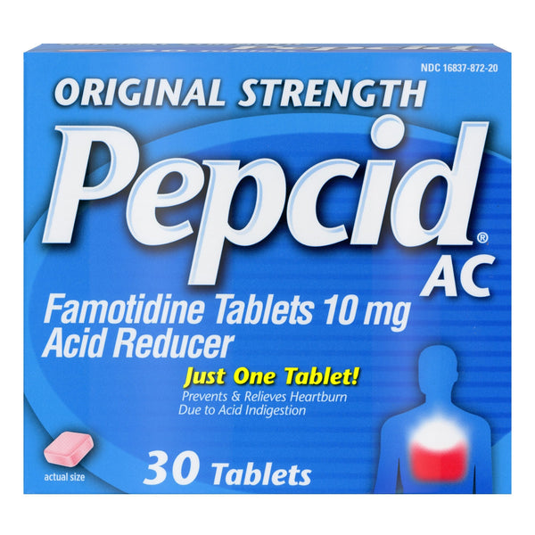 Pepcid® AC Antacid 10 mg Strength Tablet 30 per Box (677833_BT) 1/BT