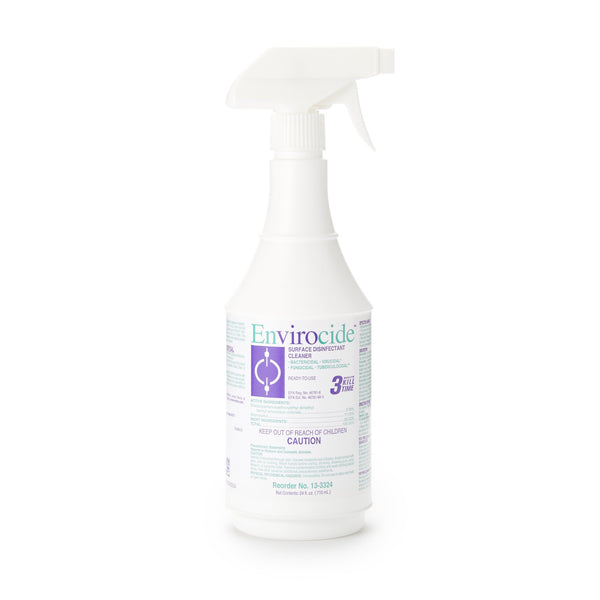 Envirocide® Surface Disinfectant Cleaner Broad Spectrum Trigger Spray Liquid 24 oz. Bottle Alcohol Scent NonSterile (379425_BT) 1/BT