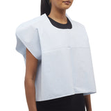McKesson Exam Cape Blue One Size Fits Most Front / Back Opening Without Closure Unisex Disposable (201064_CS) 100/CS