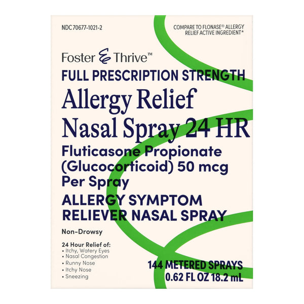 Foster & Thrive™ Allergy Relief 50 mcg Strength Nasal Spray 144 Metered Sprays (1238975_EA) 1/EA