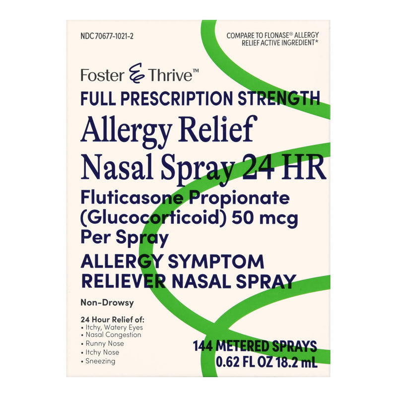 Foster & Thrive™ Allergy Relief 50 mcg Strength Nasal Spray 144 Metered Sprays (1238975_EA) 1/EA