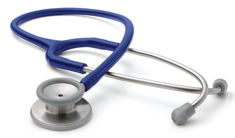 Adscope® 603 Clinician Stethoscope Royal Blue 1-Tube 22 Inch Tube Double Sided Chestpiece (466020_EA) 1/EA