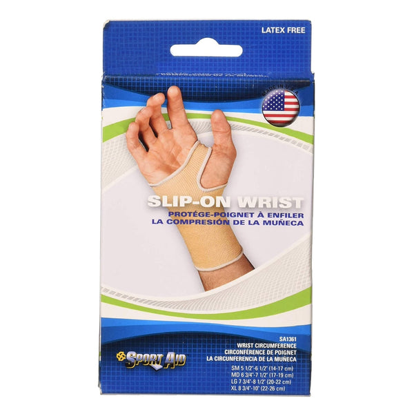 Scott Specialties Wrist Support Cotton / Elastic Left or Right Hand Beige Medium (288150_EA) 1/EA