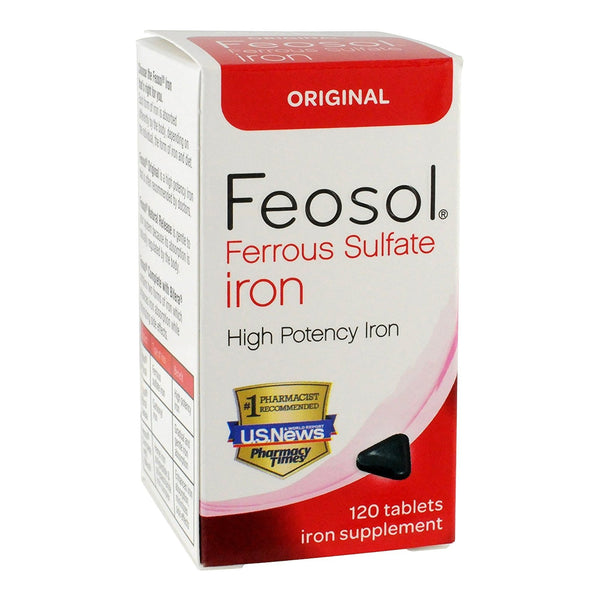 Feosol® Mineral Supplement Iron 65 mg Strength Tablet 120 per Bottle (873069_BT) 1/BT