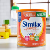 Similac Sensitive® Infant Formula Unflavored 12.5 oz. Can Powder Iron Lactose Sensitivity (746700_EA) 1/EA