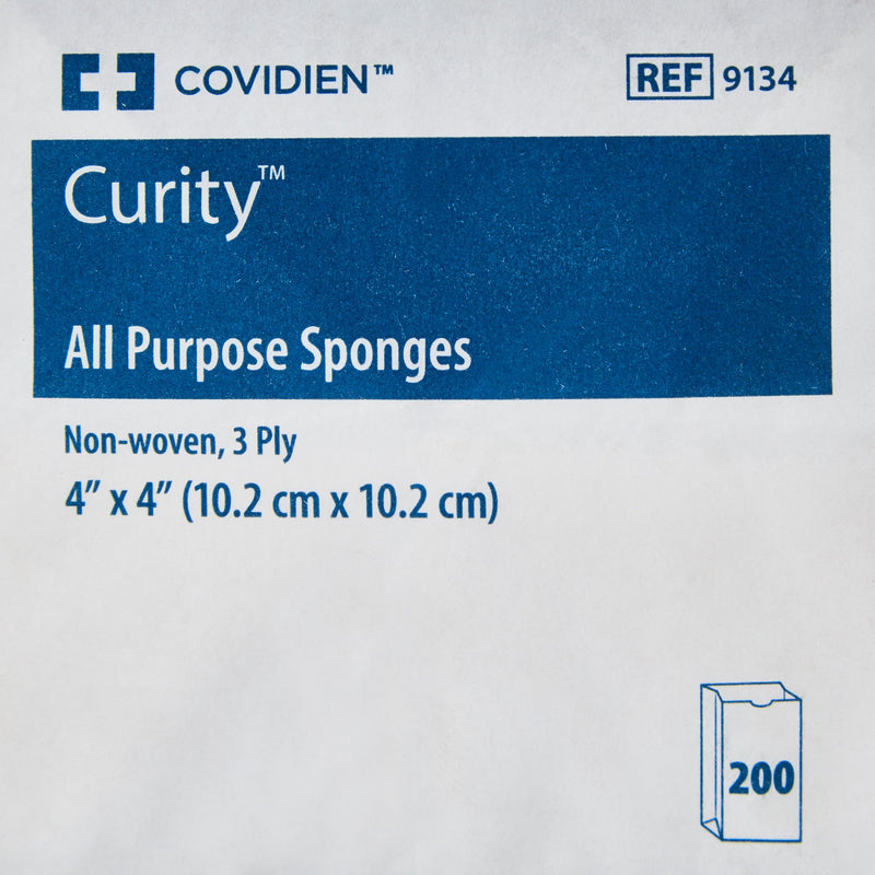 Curity™ Nonwoven Sponge 4 X 4 Inch 3-Ply NonSterile 200 per Pack (194217_BG) 200/BG
