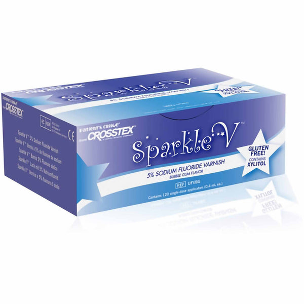Sparkle V™ Fluoride Treatment 0.4 mL X 120 per Box Bubblegum Flavor (783394_BX) 120/BX