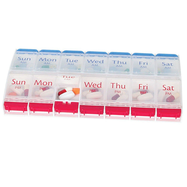 Apothecary Products Pill Organizer X-Large 7 Day 2 Dose (868336_EA) 1/EA