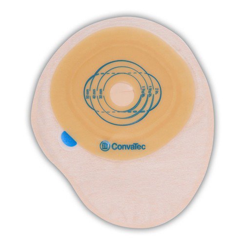 Esteem®+ Ostomy Pouch One-Piece System 8 Inch Length Trim to Fit 13/16 to 2-3/4 Inch Stoma Closed End (823154_BX) 30/BX