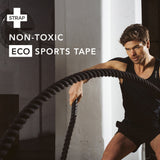 Strap Athletic Tape Black 1.97 Inch X 5-1/2 Yard Bamboo Fiber NonSterile (1219455_BX) 3/BX