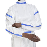 TrueCare Biomedix Chemotherapy Procedure Gown One Size Fits Most White Sterile ASTM F739-12 Disposable (1136418_CT) 50/CT