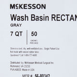 McKesson Wash Basin 7 Quart Rectangle NonSterile (1028129_CS) 50/CS