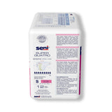Seni® Super Quatro Unisex Adult Incontinence Brief Small Disposable Heavy Absorbency (1163838_CS) 48/CS