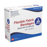 Dynarex® Adhesive Strip 1 X 3 Inch Fabric Rectangle Tan Sterile (486355_CS) 2400/CS
