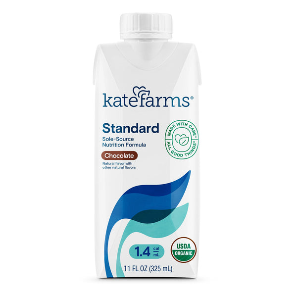 Kate Farms Standard 1.4 Oral Supplement Chocolate Flavor Liquid 11 oz. Carton (1214421_EA) 1/EA
