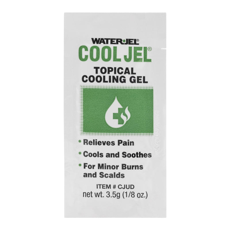 Water Jel® Cool Jel Burn Relief Tea Tree Oil / Glycerin Topical Gel 3.5 Gram Individual Packet (786414_BX) 25/BX