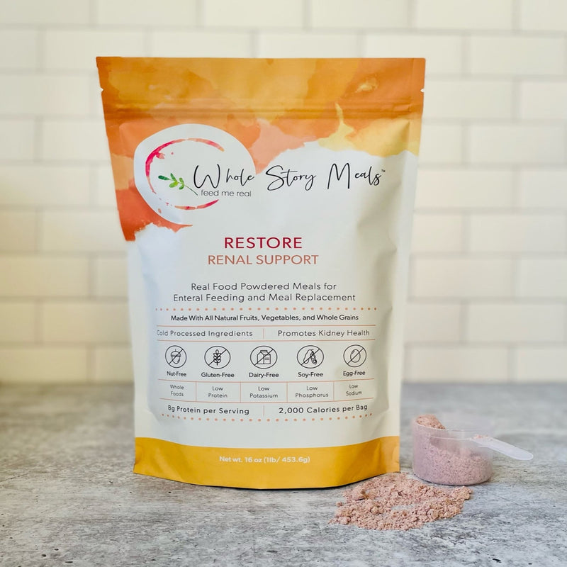 Restore Renal Support Oral Supplement Unflavored Powder 16 oz. Pouch (1223930_CS) 30/CS