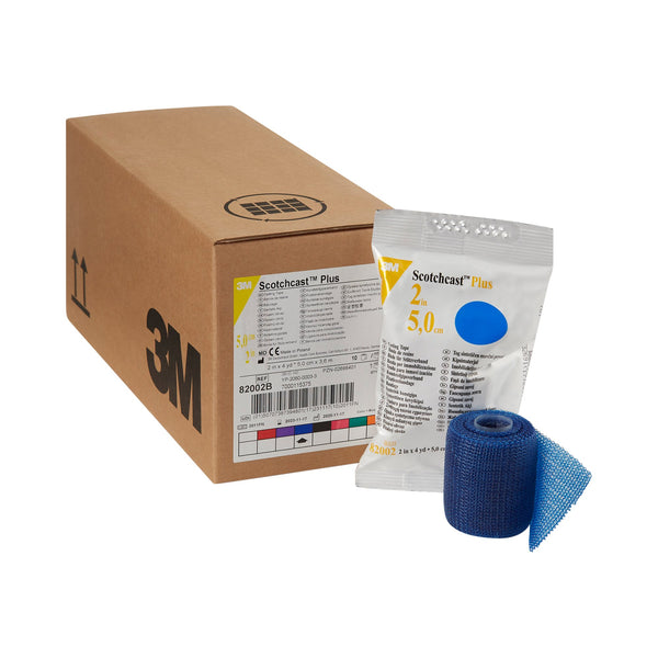 3M™ Scotchcast™ Plus Cast Tape 2 Inch X 12 Foot Fiberglass / Resin Blue (198265_CS) 10/CS