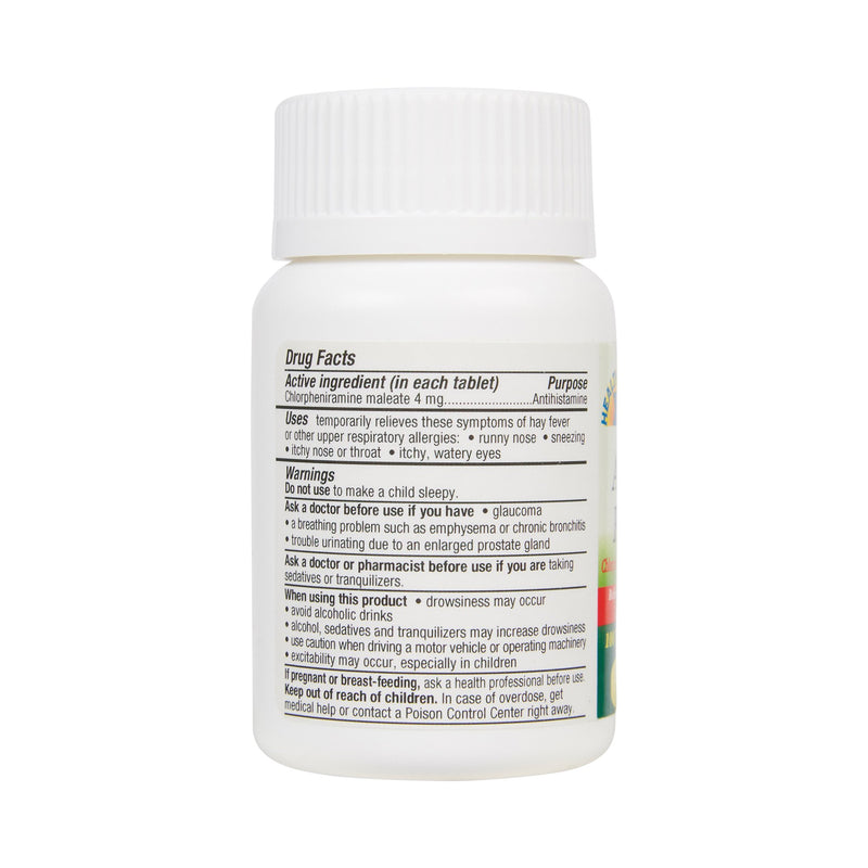 McKesson Brand Allergy Relief 4 mg Strength Tablet 100 per Bottle (880391_CS) 1200/CS