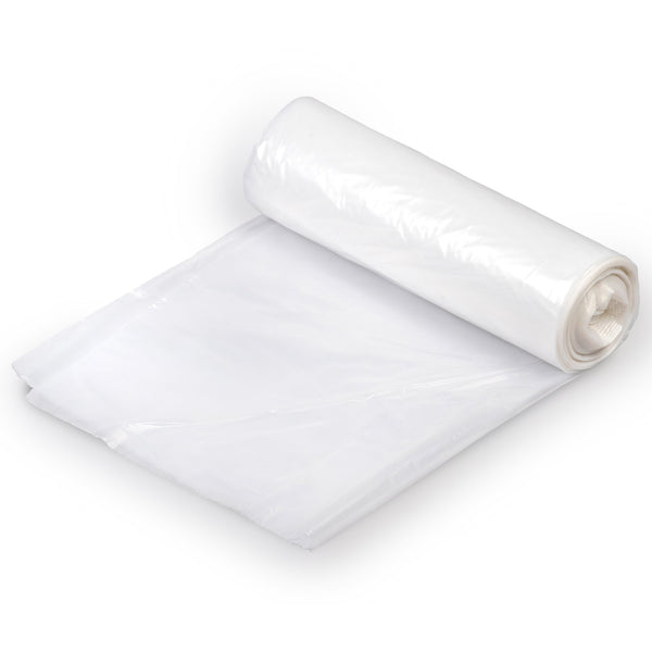 Colonial Bag Trash Bag 10 gal. Clear LLDPE 0.60 mil 23 X 24 Inch X-Seal Bottom Coreless Roll (981114_RL) 25/RL