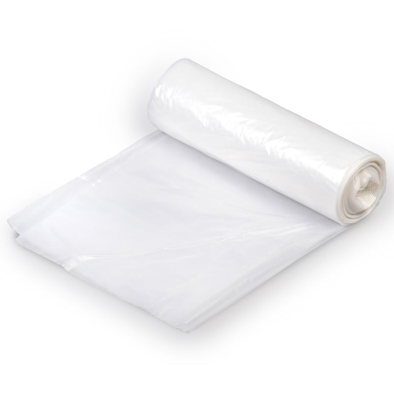 Colonial Bag Trash Bag 10 gal. Clear LLDPE 0.60 mil 23 X 24 Inch X-Seal Bottom Coreless Roll (981114_RL) 25/RL