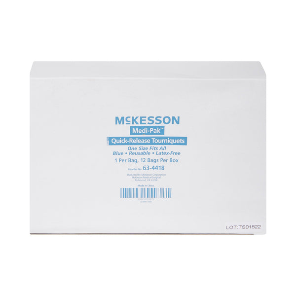 McKesson Tourniquet, Quick Release 14 Inch Length Synthetic Silk and Terylene (581564_EA) 1/EA