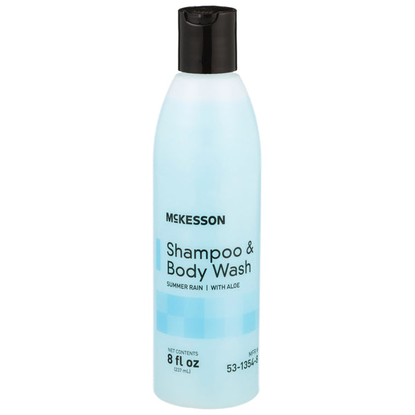 McKesson Shampoo and Body Wash 8 oz. Flip Top Bottle Summer Rain Scent (877018_EA) 1/EA