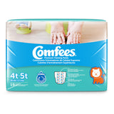 Comfees® Male Toddler Training Pants Pull On with Tear Away Seams Size 4T to 5T Disposable Moderate Absorbency (907039_BG) 19/BG