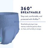 Prevail® Per-Fit® Male Adult Absorbent Underwear Pull On with Tear Away Seams Large Disposable Heavy Absorbency (881920_BG) 18/BG