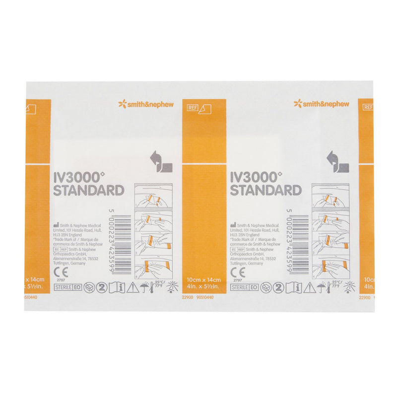 IV3000™ Catheter Securement Dressing Film 4 X 5 Inch Sterile (193313_BX) 10/BX