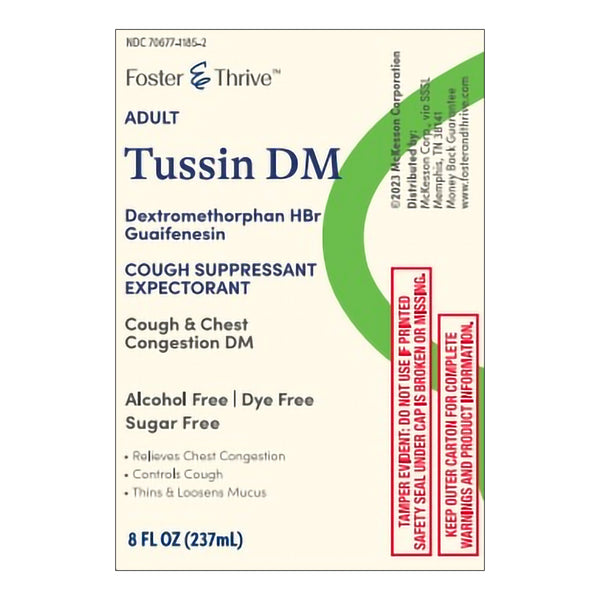 Foster & Thrive™ Cold and Cough Relief 100 mg - 10 mg / 5 mL Strength Syrup 4 oz. (1238918_EA) 1/EA