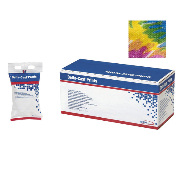 Delta-Cast® Prints Cast Tape 2 Inch X 12 Foot Polyester Pastel Print (806587_BX) 10/BX