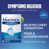 Mucinex® Cold and Cough Relief 600 mg Strength Extended Release Tablet 100 per Bottle (777455_BT) 1/BT
