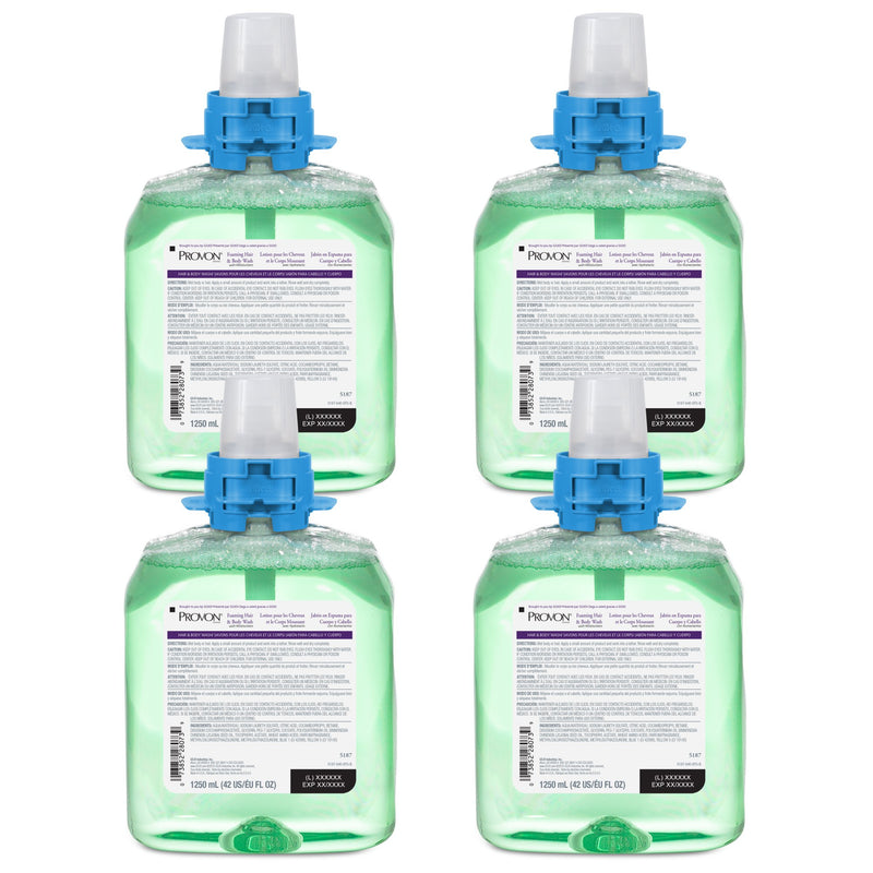 PROVON® Shampoo and Body Wash 1250 mL Dispenser Refill Bottle Cucumber Melon Scent (1165673_CS) 4/CS
