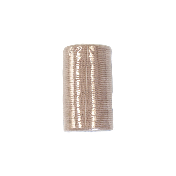 Dynarex® Elastic Bandage 3 Inch X 4-1/2 Yard Clip Detached Closure Tan NonSterile Standard Compression (852209_EA) 1/EA
